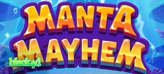 Karakter makhluk laut lucu dalam permainan slot Manta Mayhem.