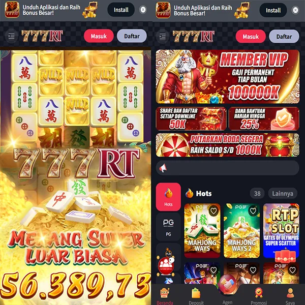 777RT Bonus Member Baru 100%